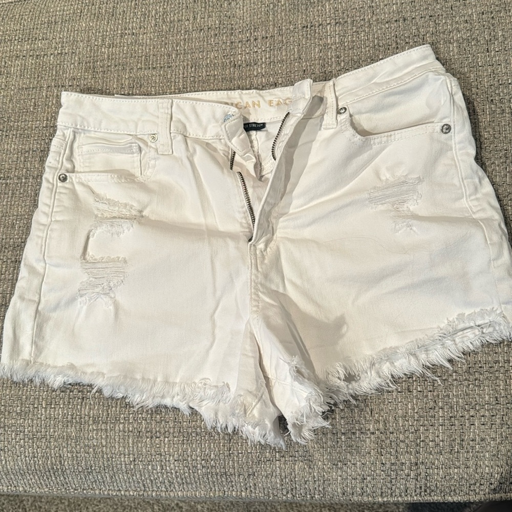American eagle white Jean shorts